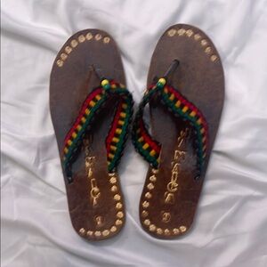 Colorful Beaded Women's Sandals